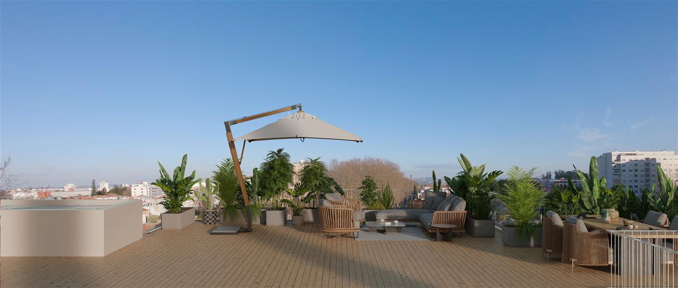 3-Bedroom Apartment with Terrace in Porto — photograph 2