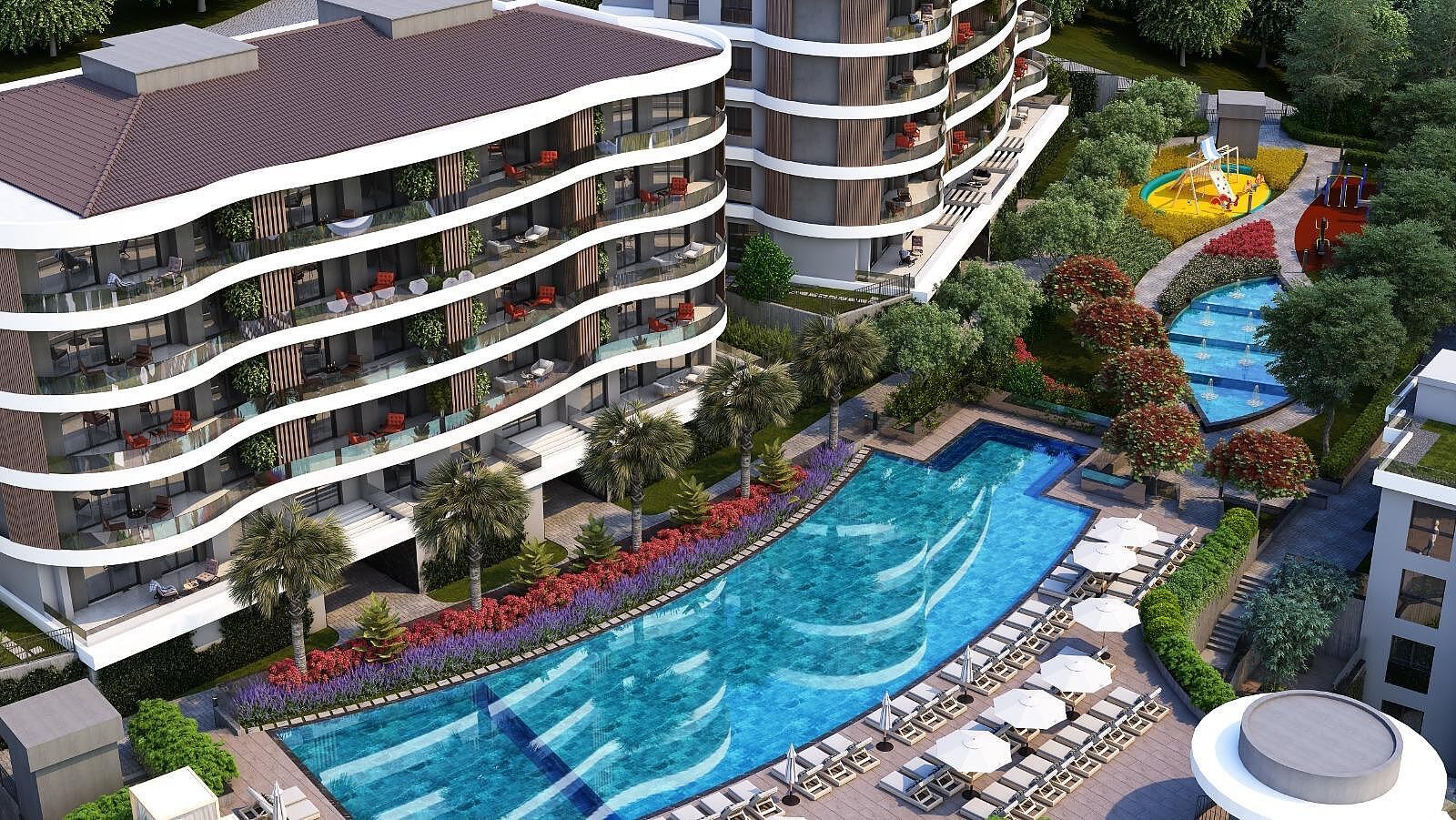Apartments in Değirmendere, Kuşadası (CII-00045)